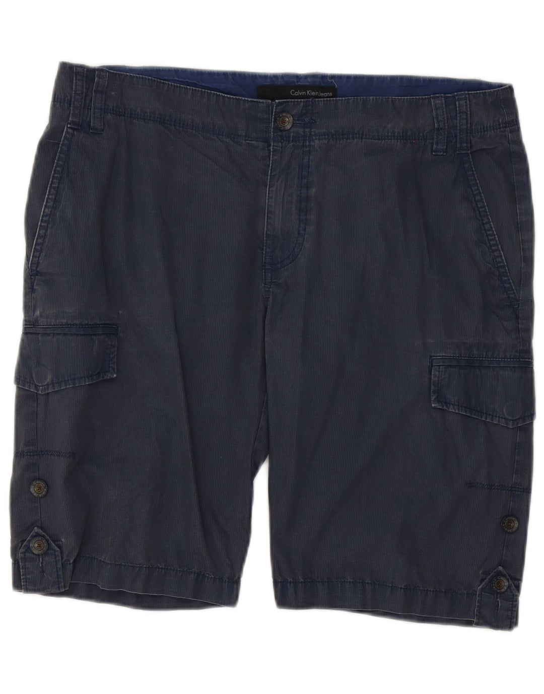 Ανδρικό σορτς Cargo Calvin Klein W33 Βαμβακερό μεσαίο μπλε ναυτικό