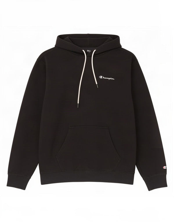 Champion Mens Hoodie Jumper Μεσαίο μαύρο βαμβακερό
