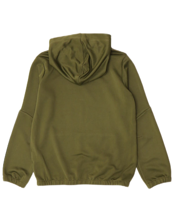 Nike Boys Graphic Hoodie Jumper 10-11 ετών Μεσαία πράσινη ριγέ σπορ