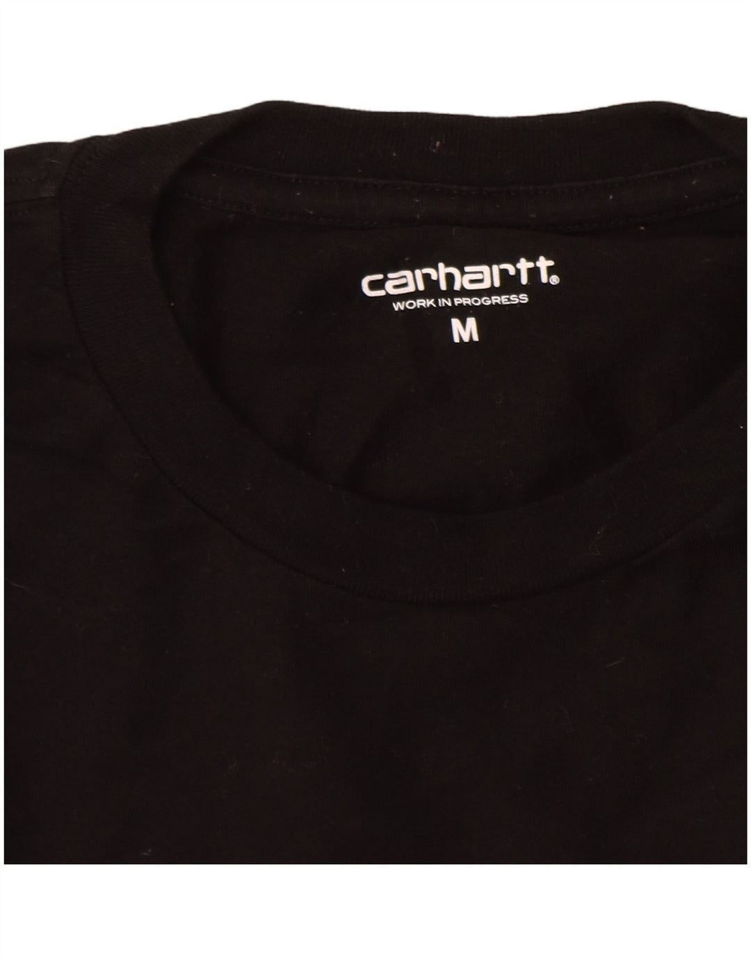 Ανδρικό μπλουζάκι Carhartt με μακρυμάνικο μεσαίο μαύρο βαμβακερό