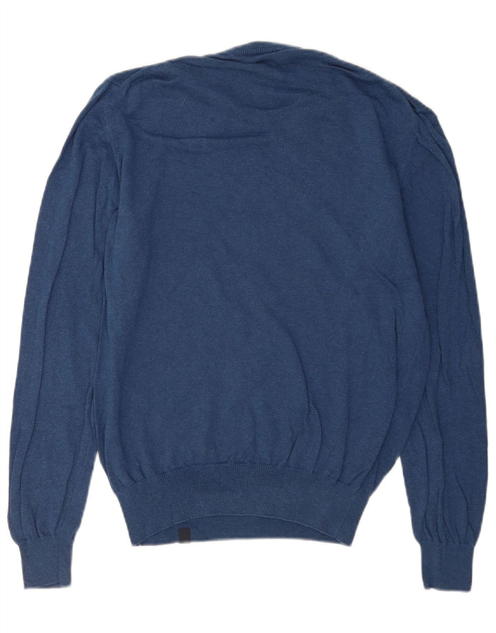 Πουλόβερ Fay Mens Crew Neck Jumper Medium Blue