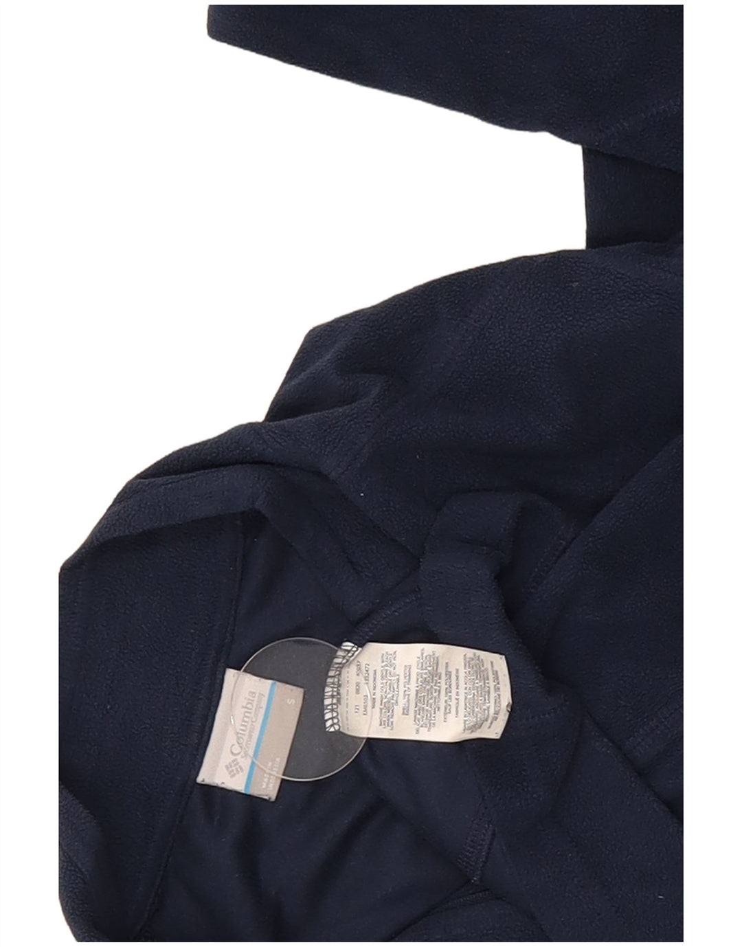 Columbia Ανδρικό φερμουάρ με λαιμόκοψη Fleece Jumper Μικρό Navy Blue Polyester
