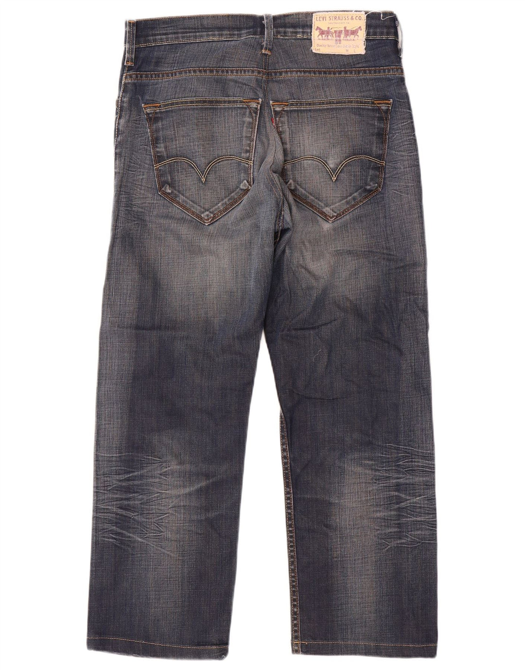 Ανδρικό τζιν Levi's Straight W34 L29 Μπλε βαμβακερό