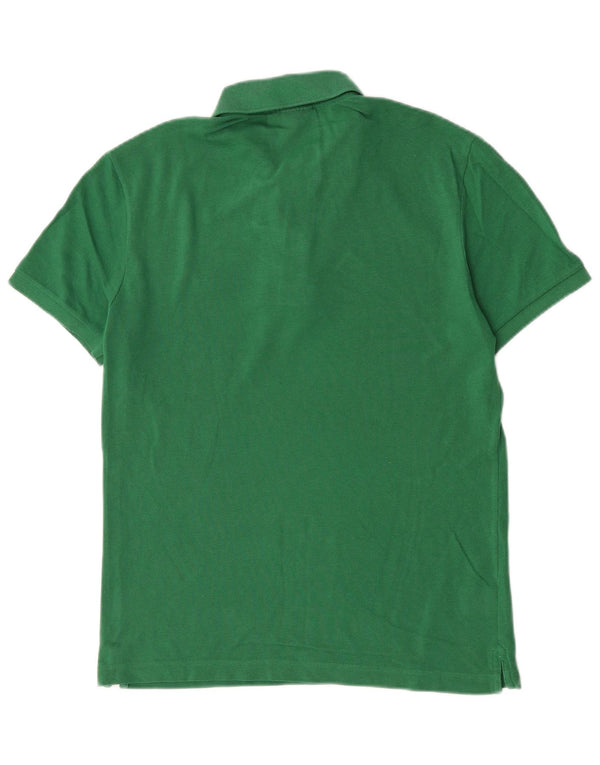 Lacoste Mens Slim Fit Polo Shirt Size 4 Medium Green Cotton