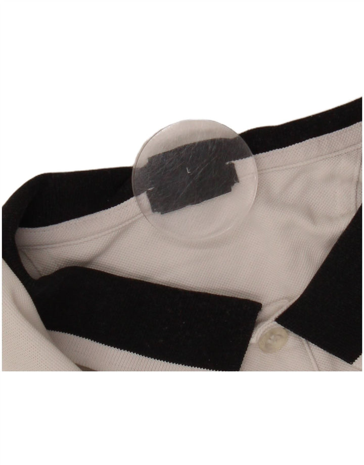 Ανδρικό μπλουζάκι πόλο HUGO BOSS με κανονική εφαρμογή σε μεγάλο λευκό