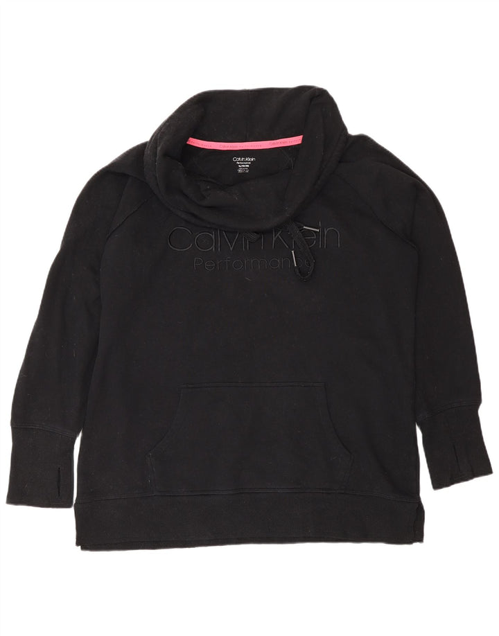 Γυναικείο φούτερ Calvin Klein Performance Graphic Jumper UK 18 XL Μαύρο