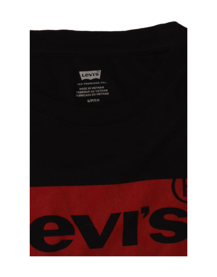 Γυναικείο γραφικό γιλέκο LEVI'S Top UK 10 Small Black
