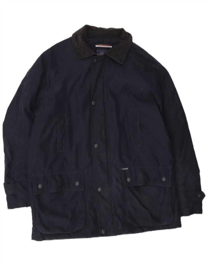 Sergio Tacchini Ανδρικό Utility Jacket UK 42 XL Navy Blue Polyester