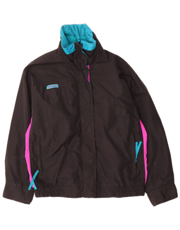 Columbia Γυναικείο Μπουφάν UK 14 Medium Black Colourblock
