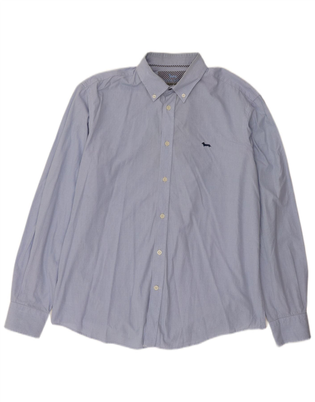 Harmont & Blaine Ανδρικό πουκάμισο κανονικής εφαρμογής XL Μπλε Check