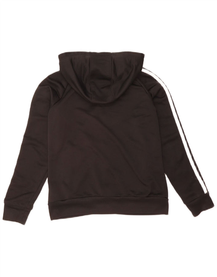 Γυναικείο πουλόβερ με κουκούλα με φερμουάρ Adidas 16 Μαύρο πολυεστέρα