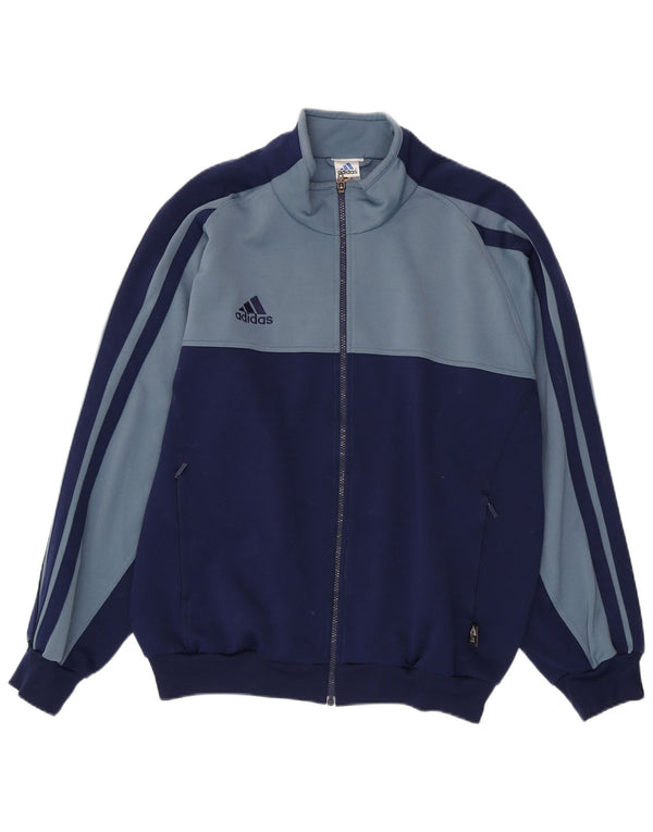 Ανδρική φόρμα Adidas Climalite Top Jacket UK 44/46 Large Navy Blue