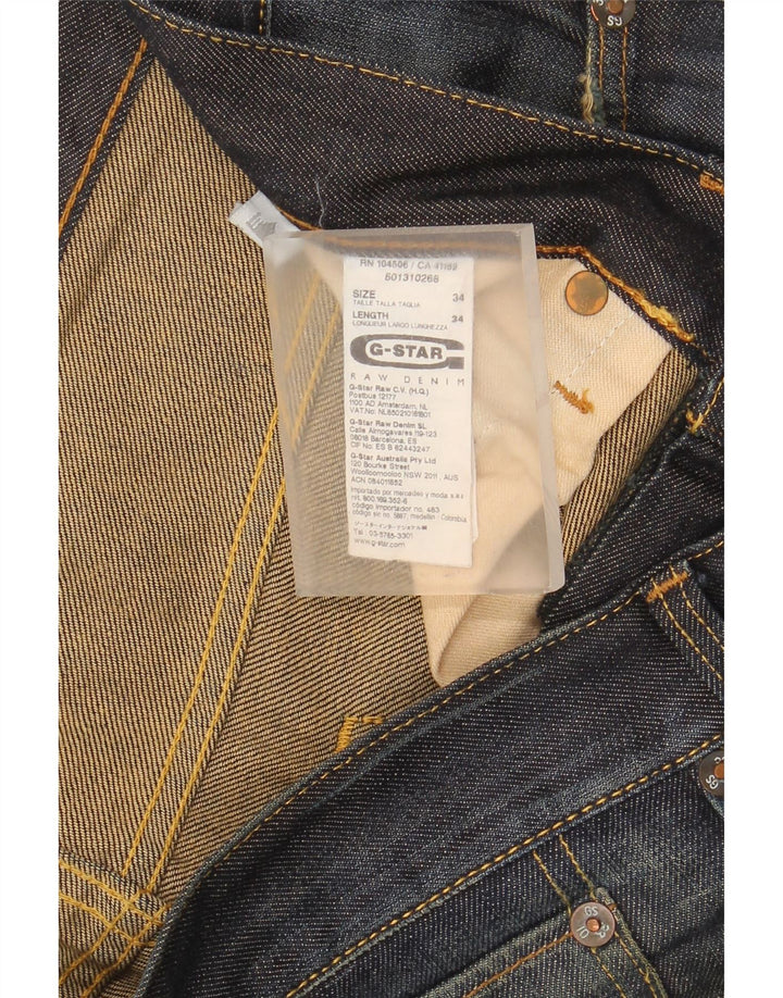 G-Star Ανδρικό 3301 Τζιν ίσιο W34 L34 Μπλε