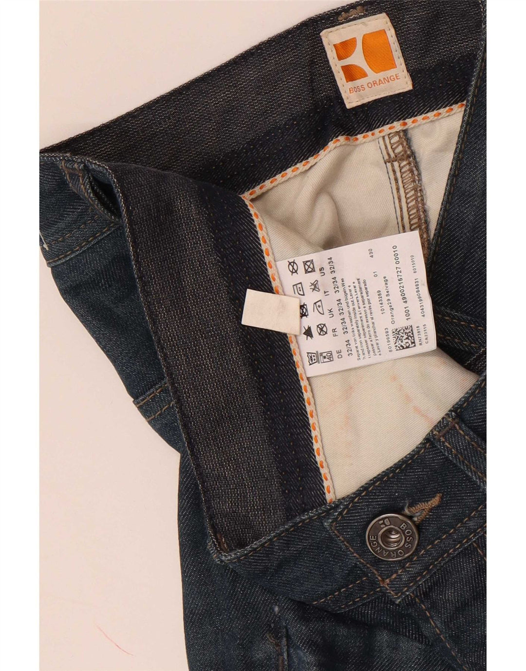 Ανδρικό τζιν Hugo Boss Slim W32 L34 Μπλε βαμβακερό