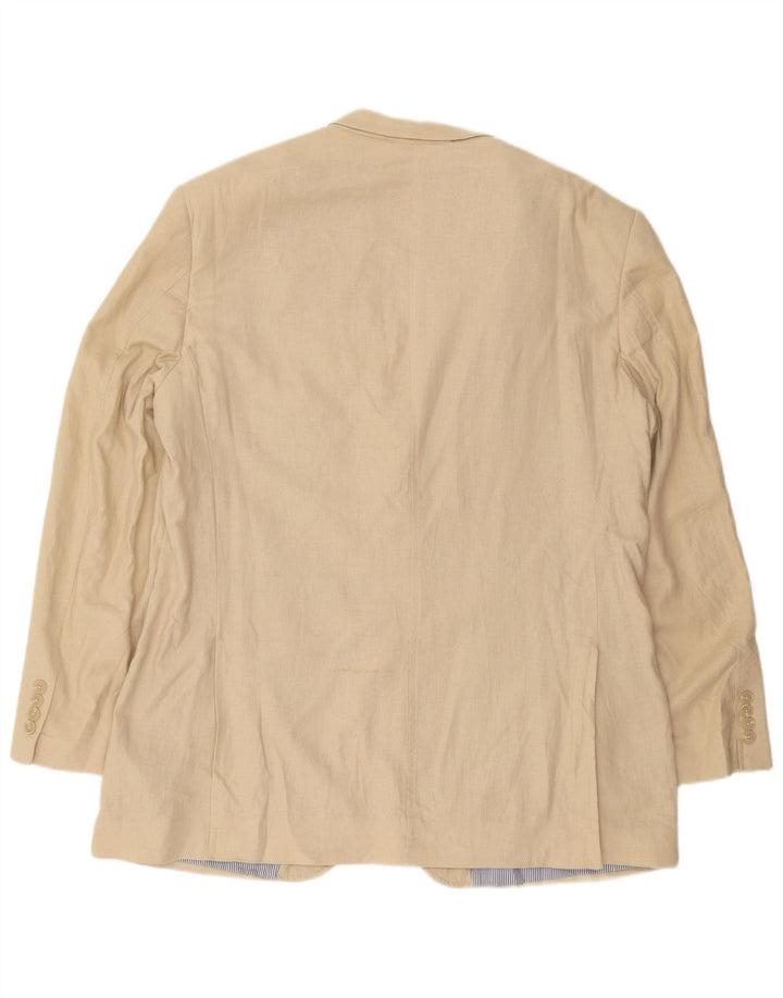Marks & Spencer Ανδρικό σακάκι με 2 κουμπιά Longline UK 38 Medium Beige
