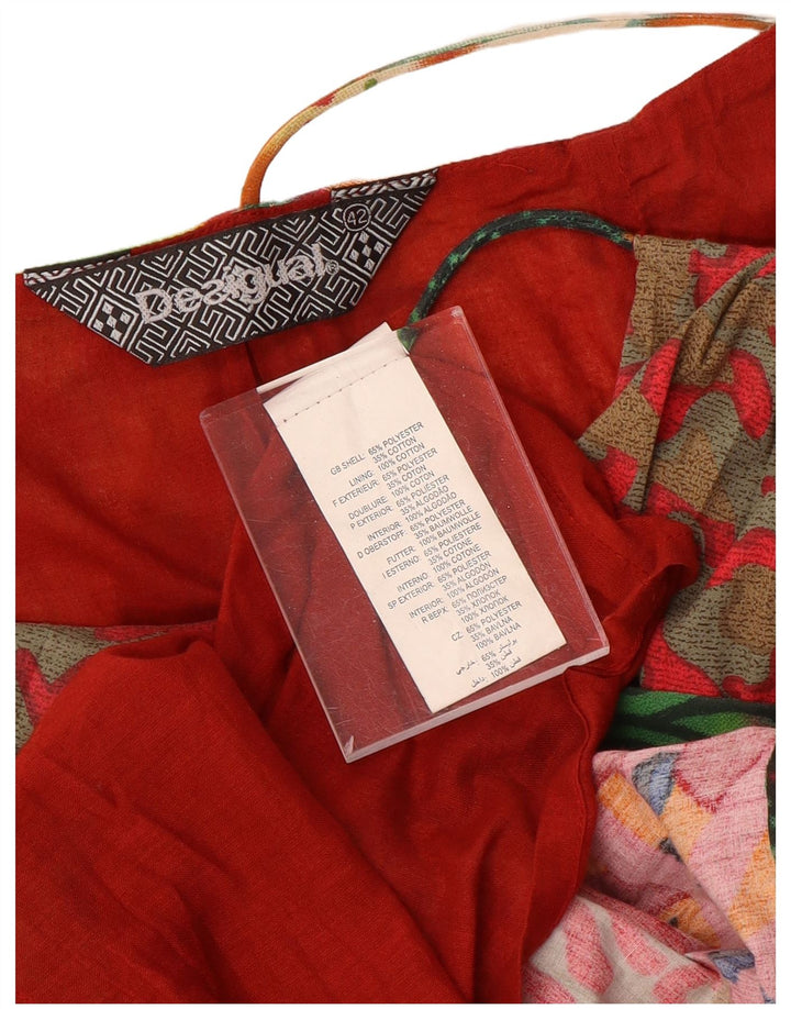 Desigual Womens Abstract Pattern Sundress EU 42 Μεγάλο πολύχρωμο