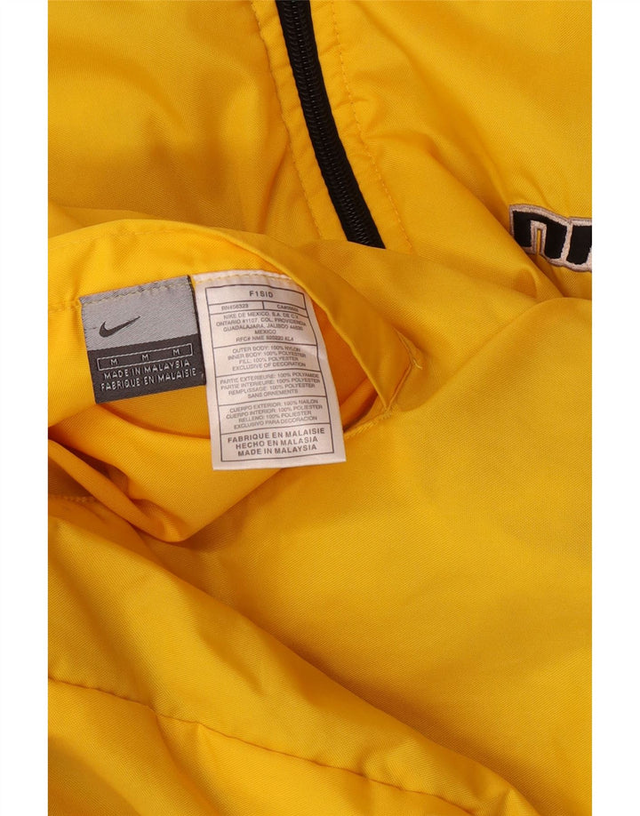 Ανδρικό μπουφάν με κουκούλα Nike UK 38 Medium Yellow Nylon