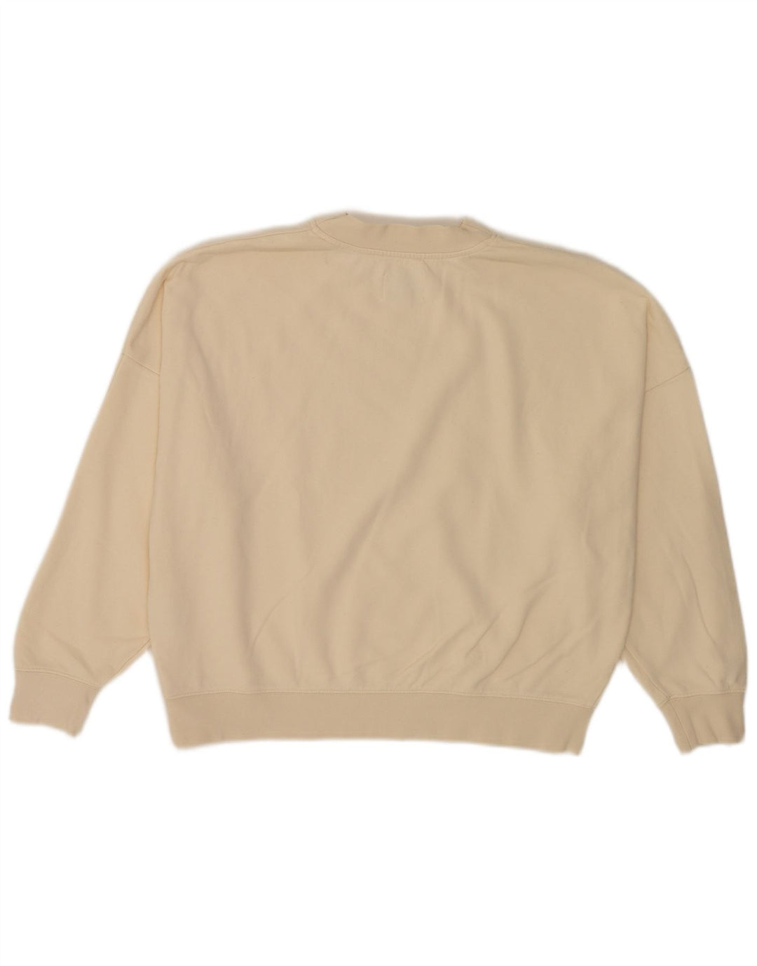 PEPE Jeans Γυναικεία γραφικά υπερμεγέθη φούτερ Jumper UK 10 Small Off White