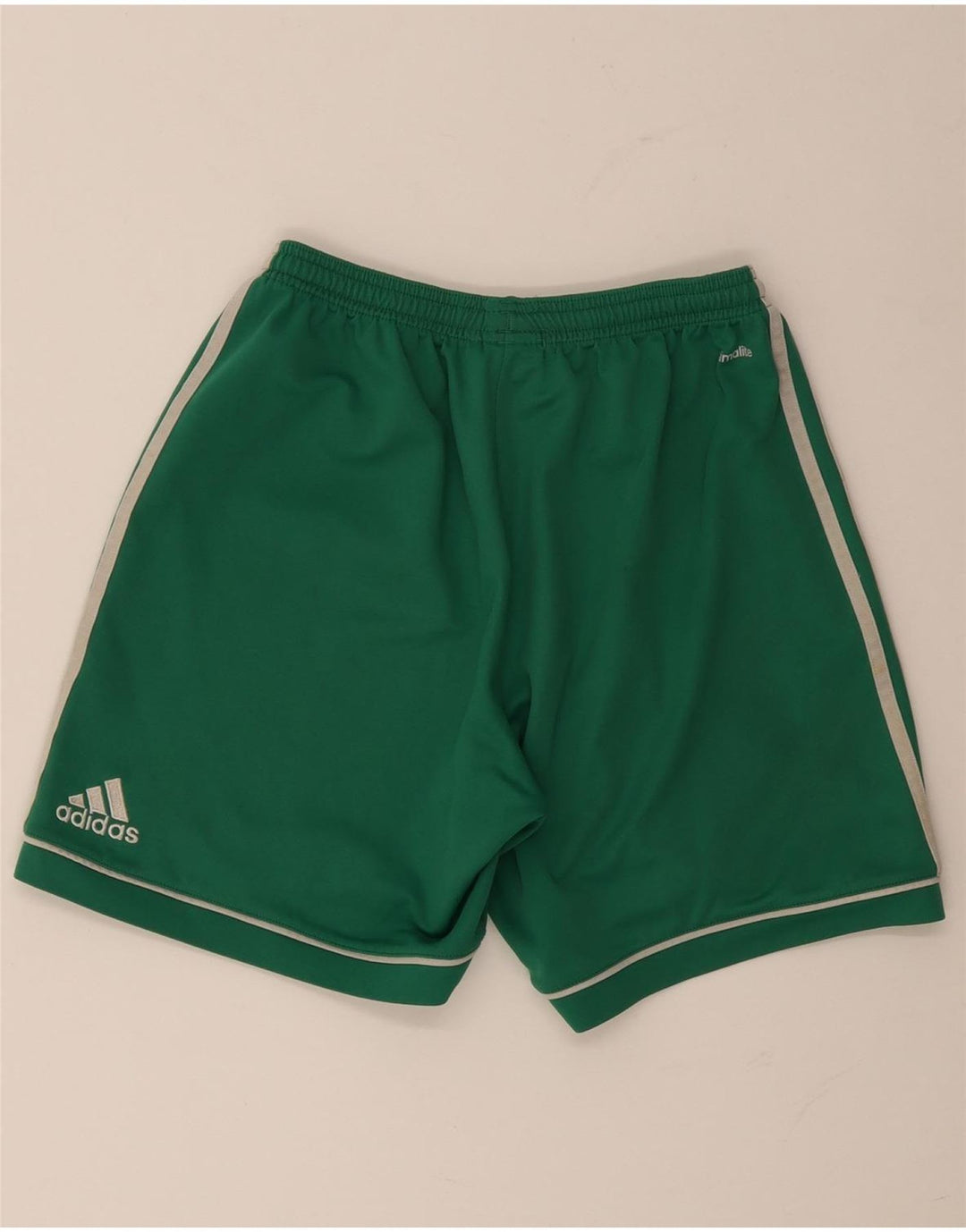 Ανδρικό αθλητικό σορτς Climalite ADIDAS Μεσαίου πράσινου πολυεστέρα