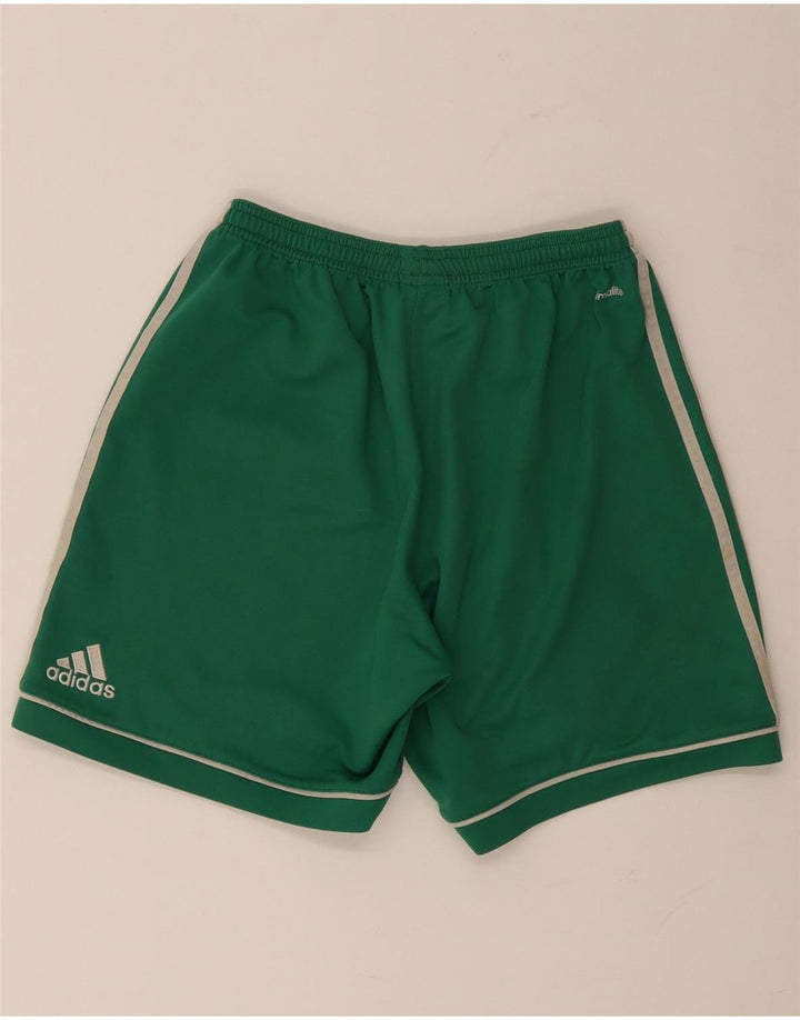 Ανδρικό αθλητικό σορτς Climalite ADIDAS Μεσαίου πράσινου πολυεστέρα