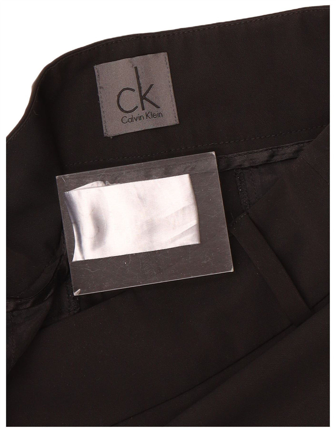 Calvin Klein Γυναικείο Slim Casual Παντελόνι W32 L32 Μαύρο πολυεστέρα
