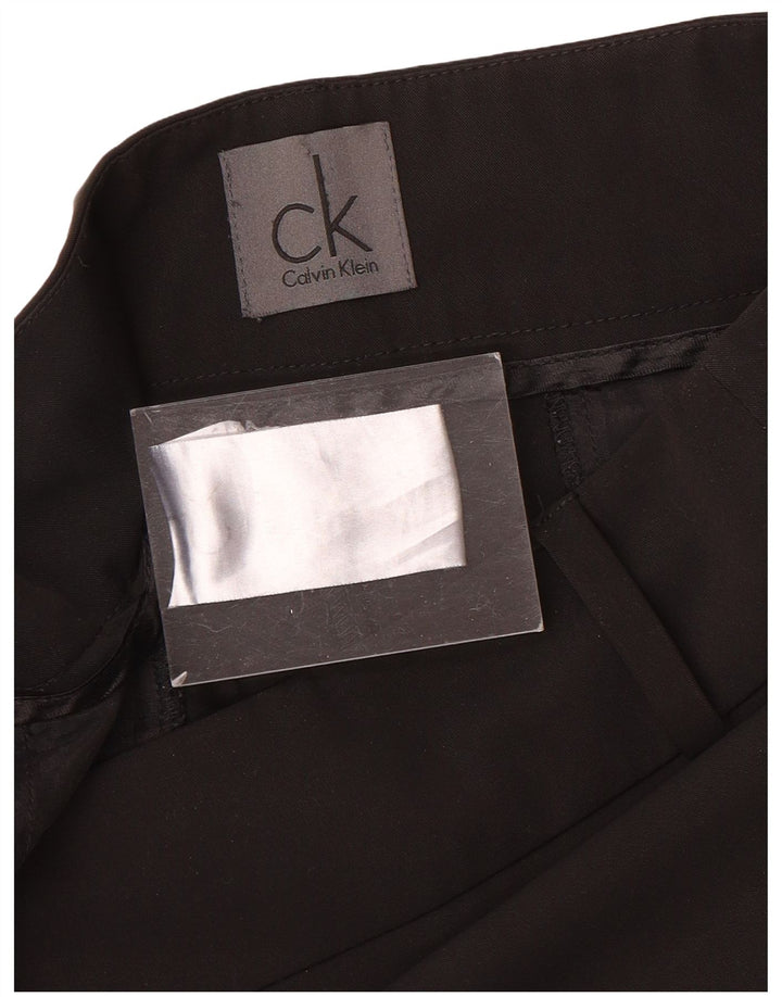 Calvin Klein Γυναικείο Slim Casual Παντελόνι W32 L32 Μαύρο πολυεστέρα