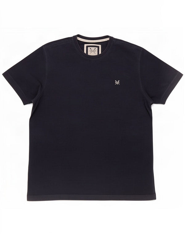 Ανδρικό T-Shirt Crew Clothing Top XL Navy Blue Cotton