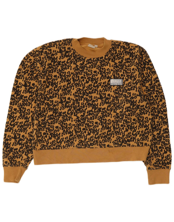 Vans Γυναικεία φούτερ μεγάλου μεγέθους, Jumper UK 10 Small Brown Animal Print