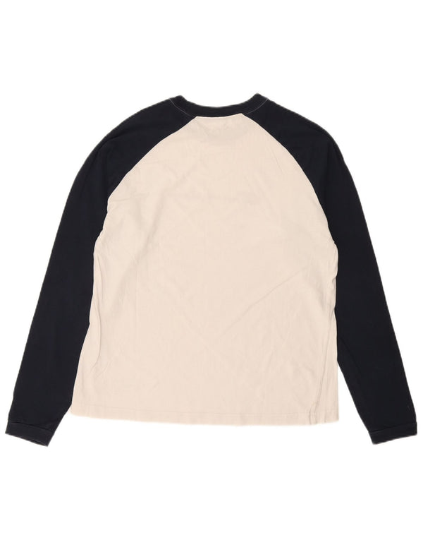 Champion Mens Heritage Graphic Top Μακρύ μανίκι, μεσαίο λευκό χρώμα