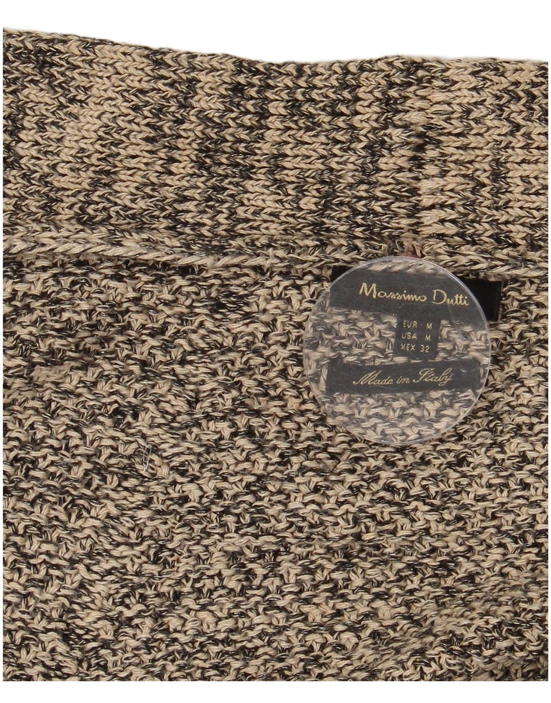 Massimo Dutti Γυναικείο Poncho Jumper UK 14 Medium Grey Flecked