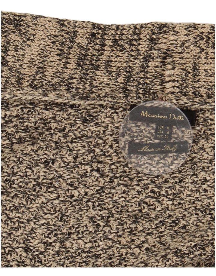 Massimo Dutti Γυναικείο Poncho Jumper UK 14 Medium Grey Flecked