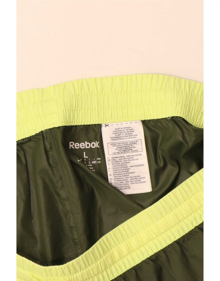 Γυναικείο αθλητικό σορτς Reebok UK 16 Large Khaki Polyester