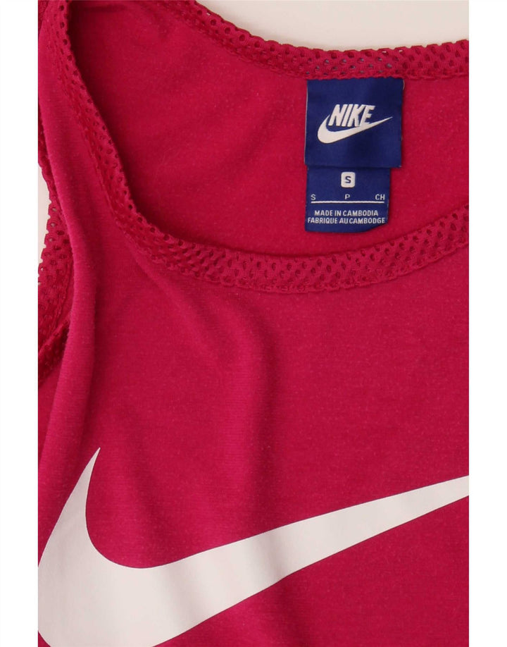 Γυναικείο γραφικό γιλέκο Nike Top 10 Small Pink