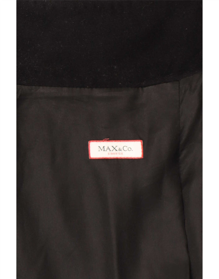 Max & Co. Γυναικείο Πανωφόρι UK 6 XS Μαύρο Μαλλί