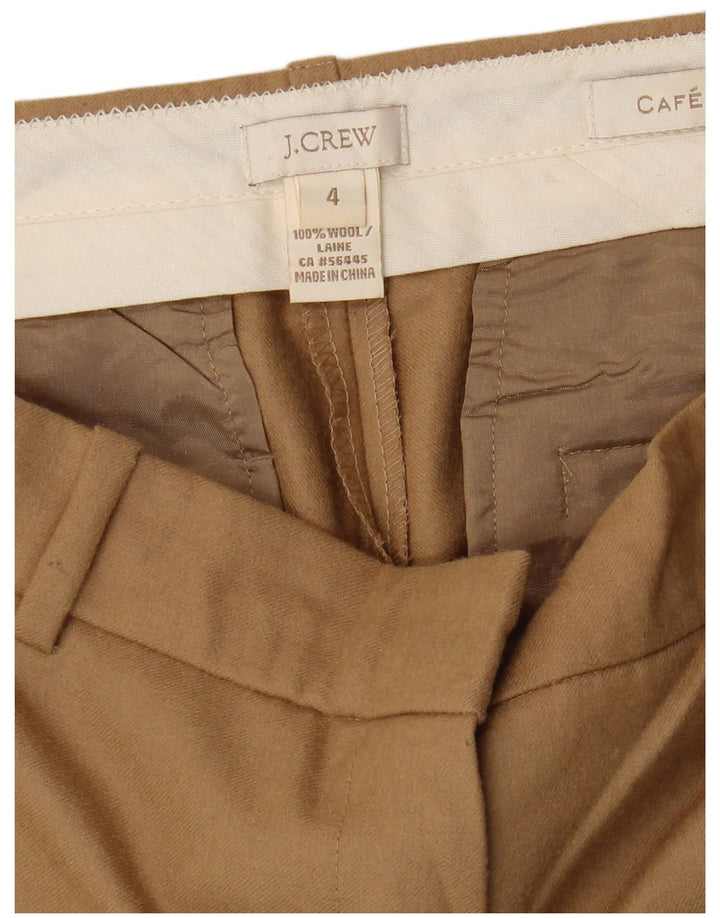 J. CREW Γυναικείο ίσιο παντελόνι Capri US 4 Small W30 L26 Beige Wool