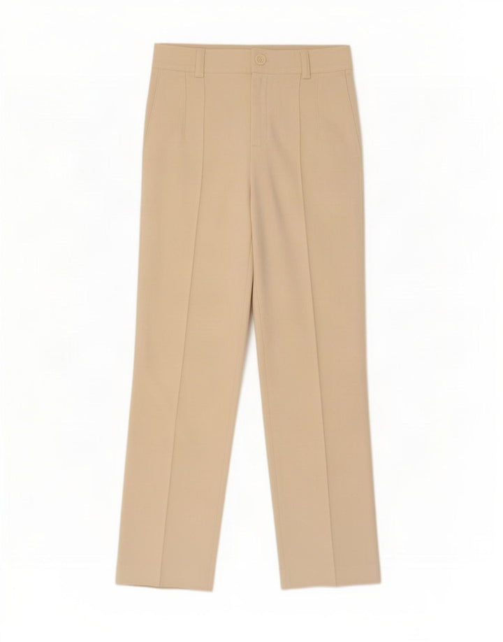 Zara Γυναικείο ίσιο casual παντελόνι Medium W32 L33 Off White Polyester