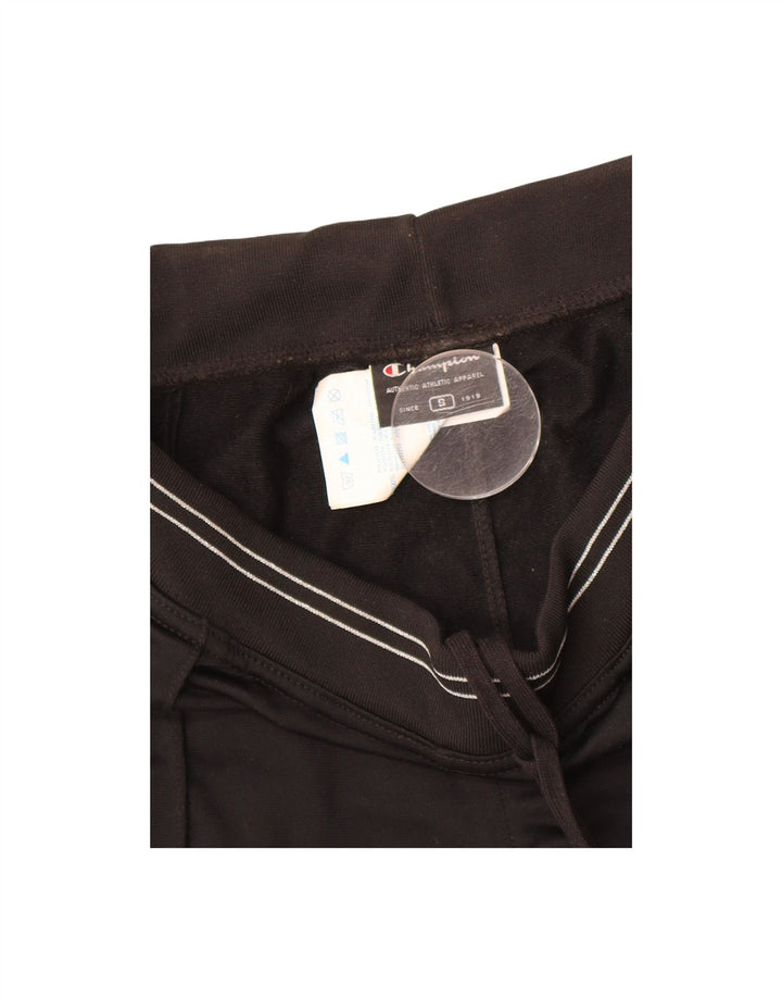 CHAMPION Womens Tracksuit Trousers Joggers UK 10 Small  Black Polyester
