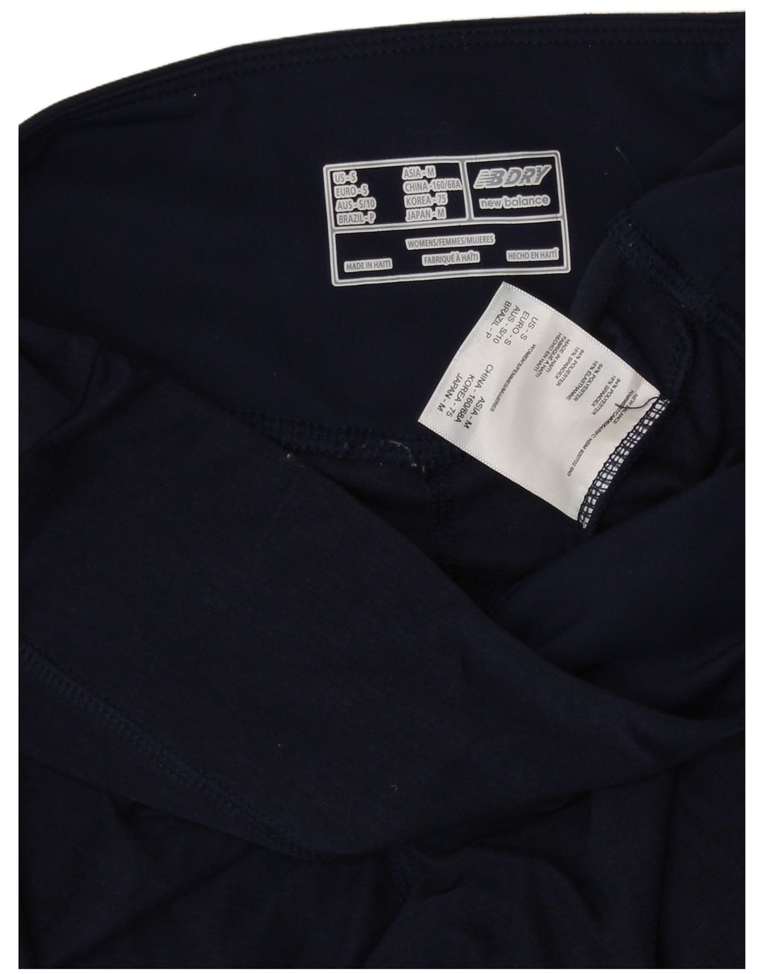 NEW BALANCE Γυναικείο κολάν UK 8 Small Navy Blue Polyester