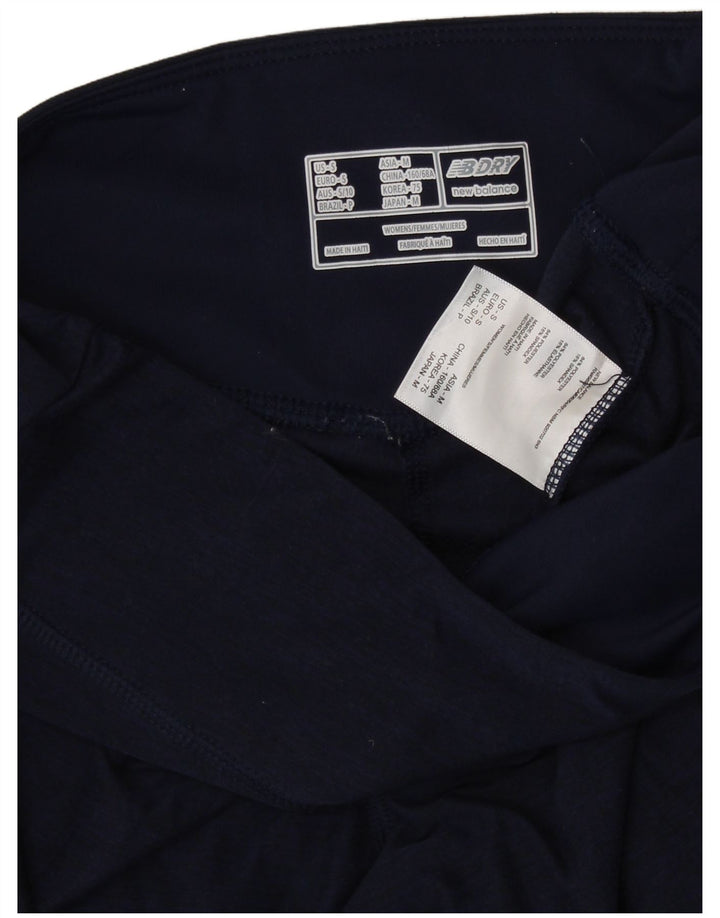 NEW BALANCE Γυναικείο κολάν UK 8 Small Navy Blue Polyester