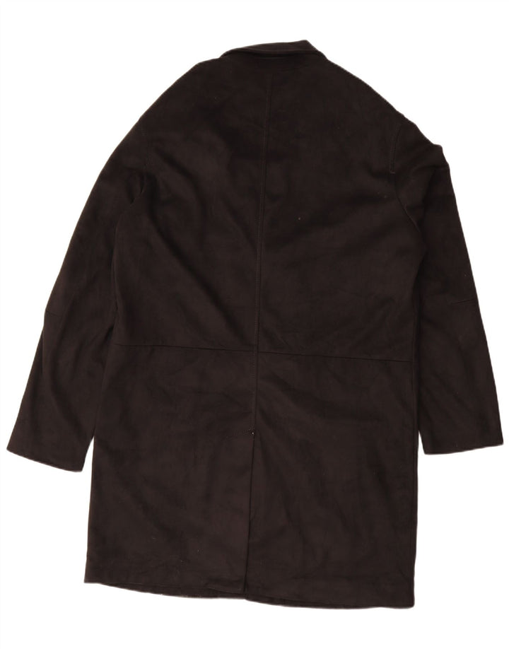 Ανδρικό παλτό Zara Loose Fit UK 38 Medium Black Polyester