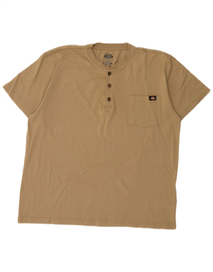 Ανδρικό T-Shirt Dickies Regular Top XL Beige βαμβακερό