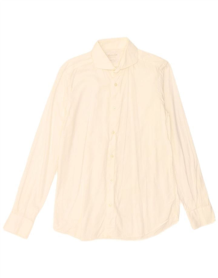 Ανδρικό πουκάμισο Massimo Dutti Μέγεθος 39 Medium White