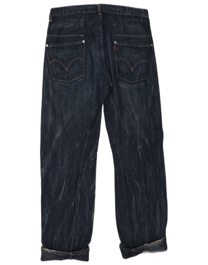 Ανδρικό τζιν Levi's Straight W36 L32 Navy Blue
