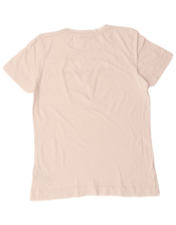 Γυναικείο γραφικό μπλουζάκι Tommy Hilfiger Top UK 14 μεσαίο λευκό βαμβακερό