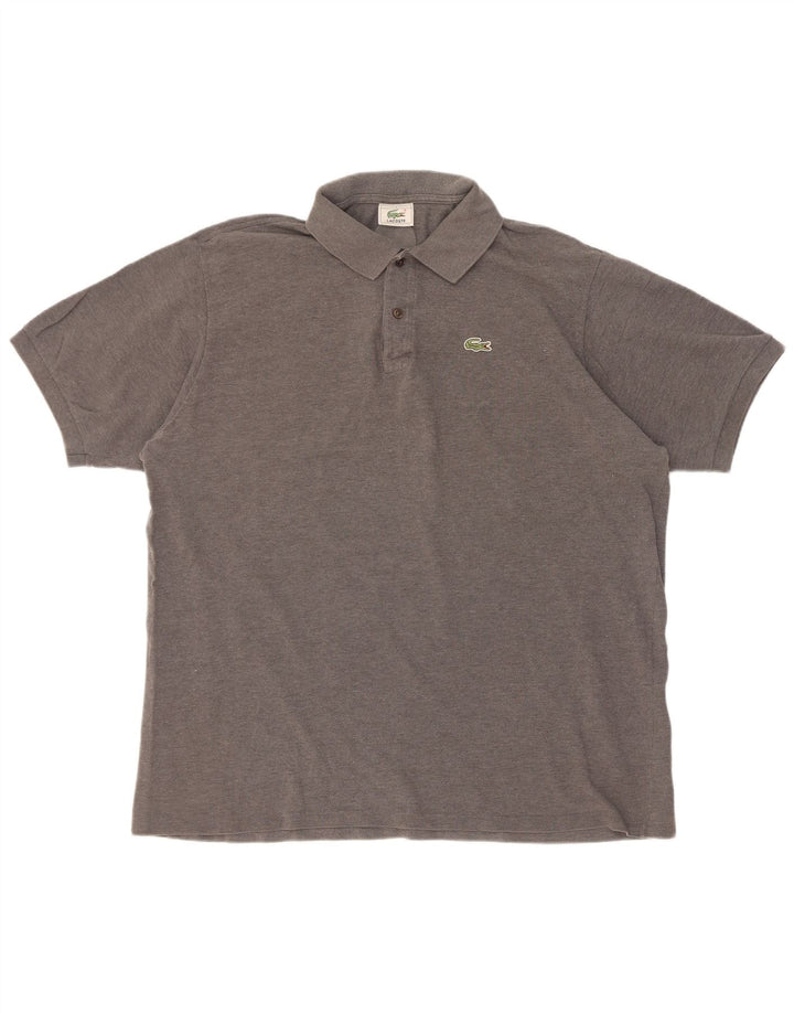 Ανδρικό πουκάμισο Polo Lacoste Νούμερο 7 2XL Γκρι