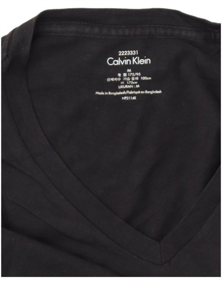 Ανδρικό T-Shirt CALVIN KLEIN Top Medium Μαύρο