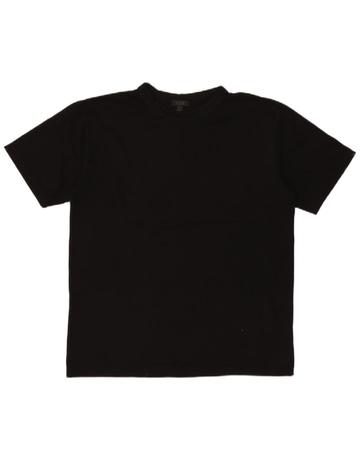 Cos Ανδρικό T-Shirt Top Μικρό μαύρο βαμβακερό
