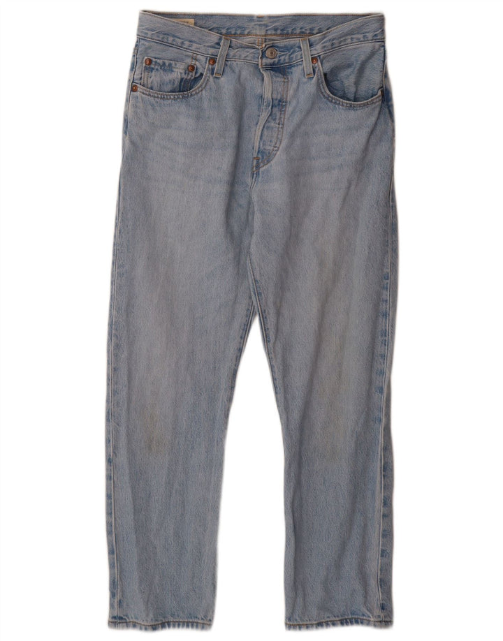 LEVI'S Ανδρικό τζιν 501 ίσιο W28 L26 Μπλε βαμβακερό