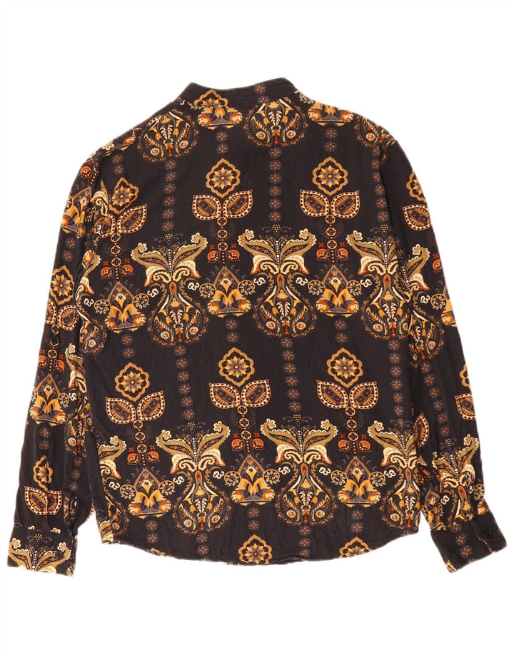 Ανδρικό πουκάμισο ADON Small Black Paisley