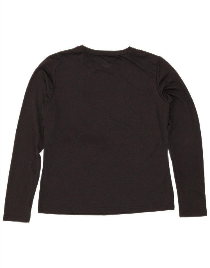 Γυναικείο NIKE Dri Fit Μακρυμάνικο US 8/10 Μεσαίο Μαύρο Πολυεστέρας